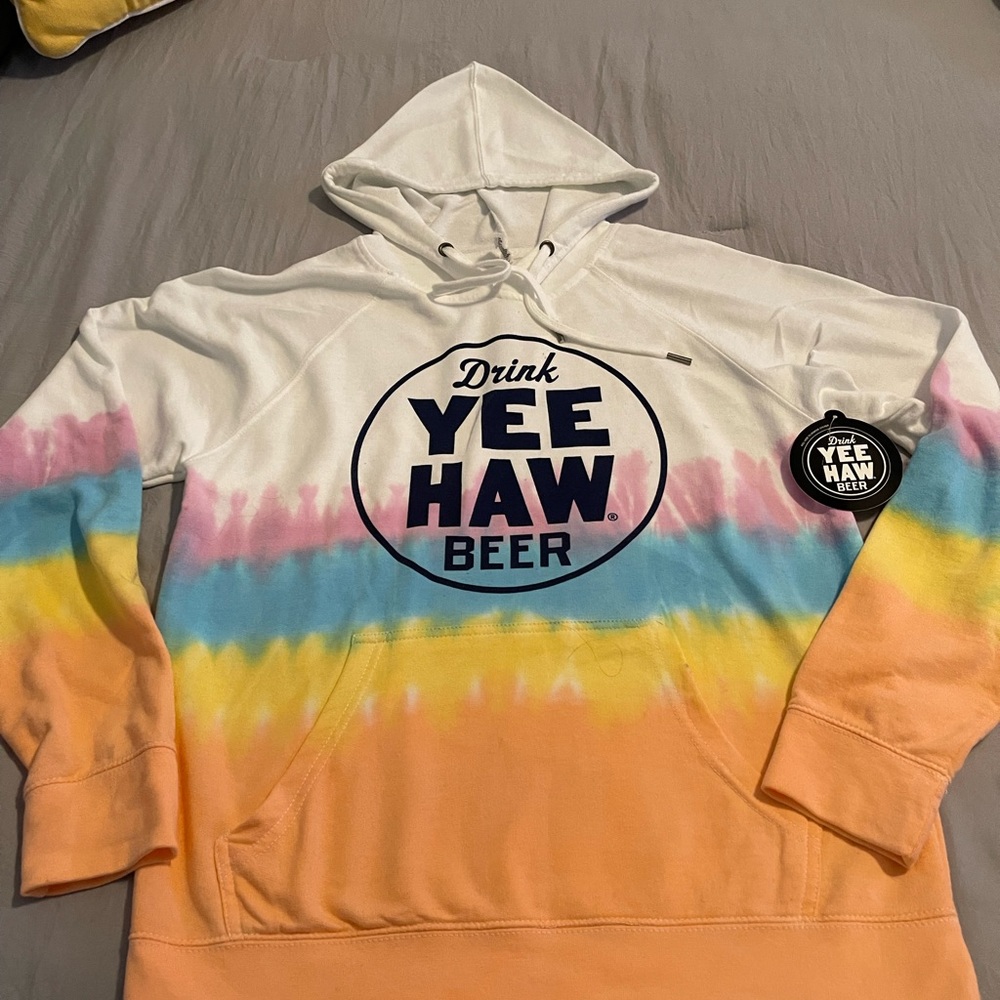 Yee Haw Brewery of Nashville tyedyed hoodie